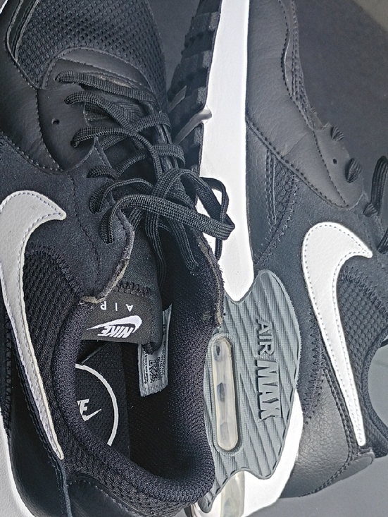Nike Shoes - Air-Max Nike New Without Tags  Women Black with White Swoosh